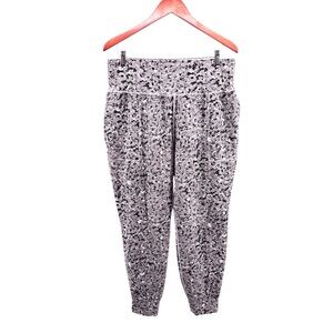 Athleta Salutation Textured High Rise Joggers Sz XL Meadow Decadent Chocolate